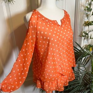 Sweet Pea for NY&Co Polka Dot Blouse